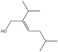 2-HEXEN-1-OL,2-ISOPROPYL-5-METHYL- Struktur