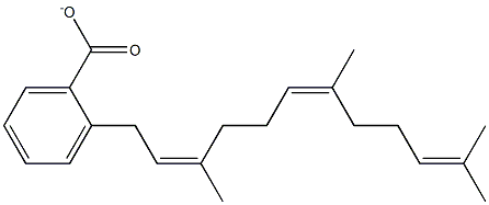 FARNESYLBENZOATE Struktur