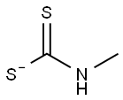 N-METHYLDITHIOCARBAMATE Struktur