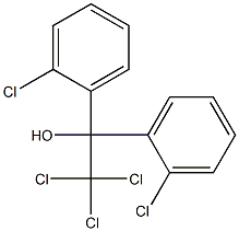 TRICHLORO-DI(CHLOROPHENYL)ETHANOL Struktur