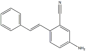 2-STILBENECARBONITRIE,4-AMINO- Struktur