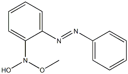 METHOXYHYDROXYAMINOAZOBENZENE Struktur