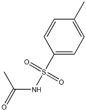 N-ACETYLTOLUENE-4-SULPHONAMIDE Struktur