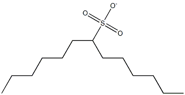 HEXYLHEPTANESULPHONATE Struktur