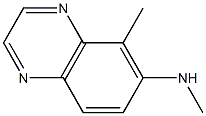 5-METHYL-6-METHYLAMINOQUINOXALINE Struktur