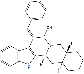 BENZYLIDENEYOHIMBOL Struktur