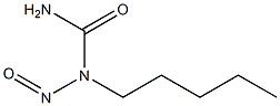 N-NITROSO-N-AMYLUREA Struktur