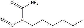 N-NITROSO-N-HEXYLUREA Struktur