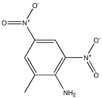 ORTHO-TOLUIDINE,4,6-DINITRO- Struktur