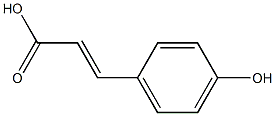 TRANS-PARA-COUMARICACID Struktur