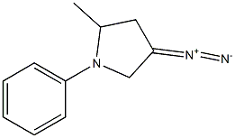 4-DIAZO-2-METHYLPYRROLIDINOBENZENE Struktur