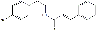 N-CINNAMOYLTYRAMINE Struktur