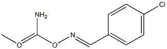 4-CHLOROBENZALDEHYDE-O-METHYLCARBAMOYLOXIME Struktur