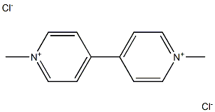 1,1'-DIMETHYL-4,4'-BIPYRIDYLIUMDICHLORIDE Struktur