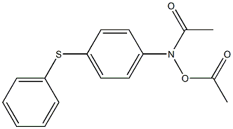 4-ACETOXY-ACETYLAMINO-DIPHENYLTHIOETHER Struktur