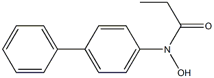 N-PROPIONYL-N-HYDROXY-4-AMINOBIPHENYL Struktur