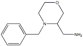 (4-Benzylmorpholin-3-yl)methylamine Struktur