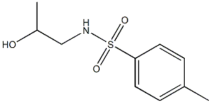 N-(2-Hydroxypropyl)-4-toluenesulfonamide Struktur