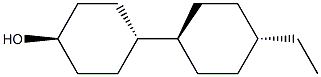 Trans-4-(trans-4-Ethylcyclohexyl)cyclohexanol Struktur