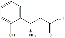 (S)-3-Amino-3-(2-hydroxy-phenyl)-propanoic acid Struktur