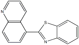 5-Benzothiazol-2-yl-quinoline Struktur