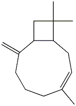 (3Z)-4,11,11-trimethyl-8-methylidene-bicyclo[7.2.0]undec-3-ene Struktur