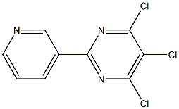 4,5,6-Trichloro-2-pyridin-3-yl-pyrimidine Struktur