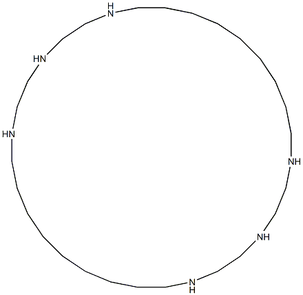 1,4,7,17,20,23-Hexaaza-cyclodotriacontane Struktur