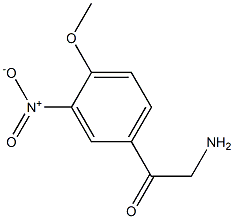 2-Amino-1-(4-methoxy-3-nitro-phenyl)-ethanone Struktur