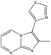 4-(2-Methyl-imidazo[1,2-a]pyrimidin-3-yl)-thiazol- Struktur