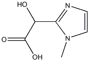 Hydroxy-(1-methyl-1H-imidazol-2-yl)-acetic acid Struktur