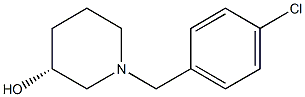 (3R)-1-(4-chlorobenzyl)piperidin-3-ol Struktur