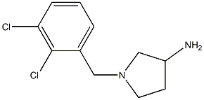 1-(2,3-dichlorobenzyl)pyrrolidin-3-amine Struktur