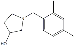 1-(2,4-dimethylbenzyl)pyrrolidin-3-ol Struktur