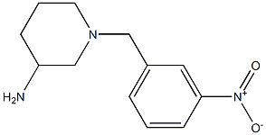 1-(3-nitrobenzyl)piperidin-3-amine Struktur