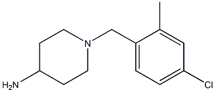 1-(4-chloro-2-methylbenzyl)piperidin-4-amine Struktur