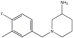 1-(4-fluoro-3-methylbenzyl)piperidin-3-amine Struktur