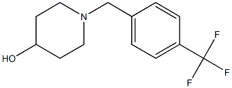 1-[4-(trifluoromethyl)benzyl]piperidin-4-ol Struktur