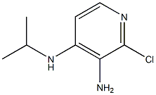 2-chloro-N4-(1-methylethyl)pyridine-3,4-diamine Struktur