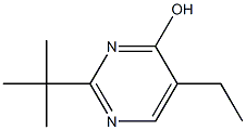 2-tert-butyl-5-ethylpyrimidin-4-ol Struktur