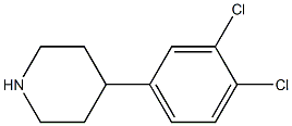 4-(3,4-dichlorophenyl)piperidine Struktur