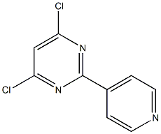 4,6-dichloro-2-pyridin-4-ylpyrimidine Struktur