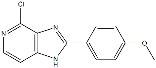 4-chloro-2-(4-methoxyphenyl)-1H-imidazo[4,5-c]pyridine Struktur