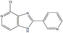 4-chloro-2-pyridin-3-yl-1H-imidazo[4,5-c]pyridine Struktur