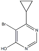 5-bromo-6-cyclopropylpyrimidin-4-ol Struktur