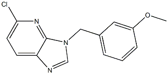 5-chloro-3-(3-methoxybenzyl)-3H-imidazo[4,5-b]pyridine Struktur