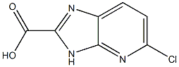 5-chloro-3H-imidazo[4,5-b]pyridine-2-carboxylic acid Struktur