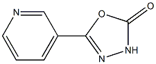 5-pyridin-3-yl-1,3,4-oxadiazol-2(3H)-one Struktur