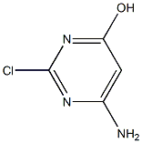 6-amino-2-chloropyrimidin-4-ol Struktur