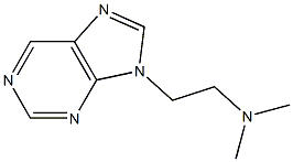 N,N-dimethyl-2-(9H-purin-9-yl)ethanamine Struktur